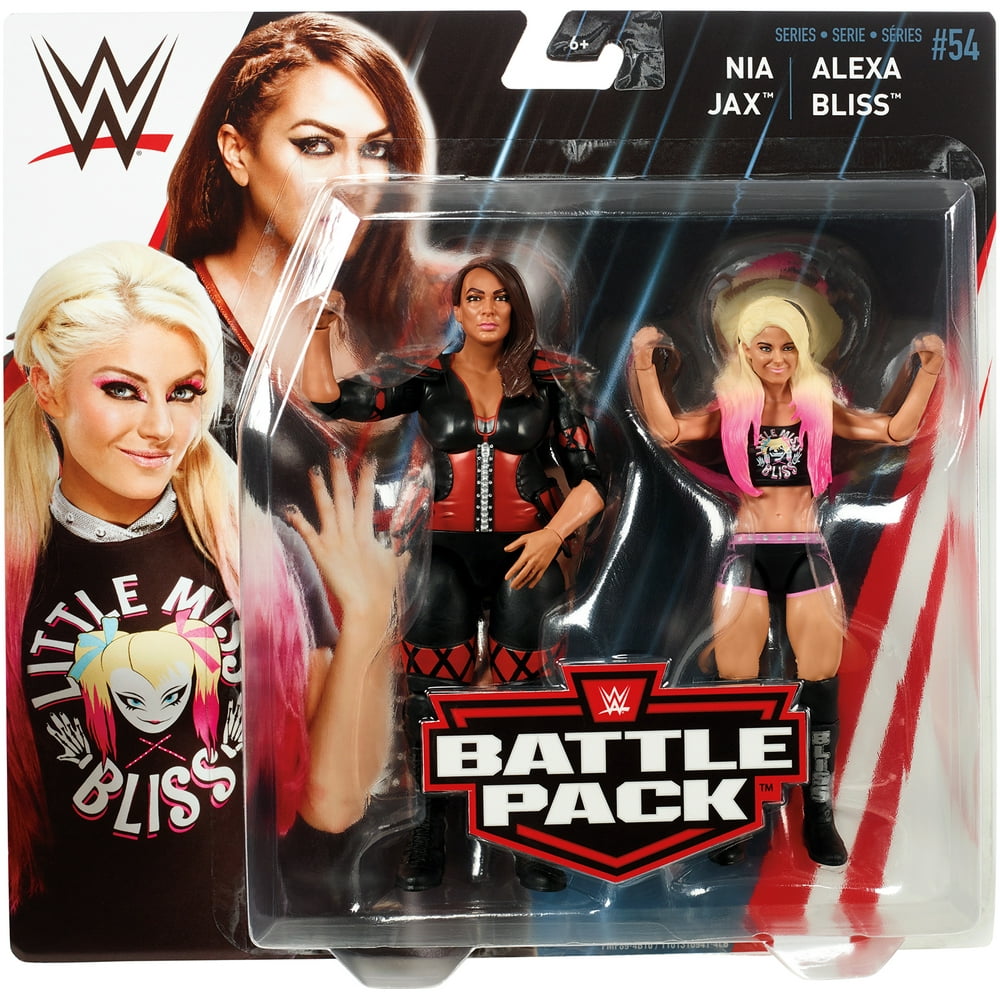 Alexa Bliss & Nia Jax WWE Battle Packs 54 Toy Wrestling Action
