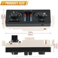 thumbnail image 2 of JMLIANG AC Heater Climate Control Panel Module for Silverado Sierra Tahoe Envoy Escalade Trailblazer 2003-2007, 2 of 10