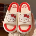 thumbnail image 2 of Sanrio-Zapatillas de lino antideslizantes cómodas, chanclas de Hello Kitty Kuromi para interiores y exteriores, pantuflas transpirables de dibujos animados, Cinnamoroll, 2 of 7