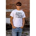 thumbnail image 4 of US Army Dad Military Father Star Logo Men Big & Tall Graphic Tee Brisco Brands 2X, 4 of 5