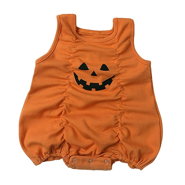 Traje de Halloween,Traje de Halloween para niña,lindo mameluco de calabaza,Ropa de Halloween para bebé niño niña otoño,Mono para recién nacido,body para bebé,estampado de calabaza,Mono