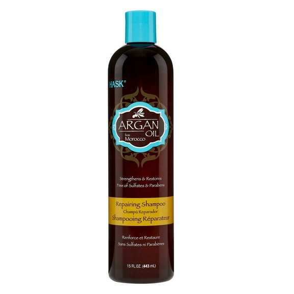HASK Argan Oil Repairing Shampoo, 15 oz (25% Bonus)