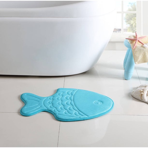 Mainstays Kids Shape Memory Foam Bath Rugs