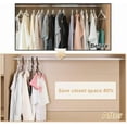 thumbnail image 3 of NOGIS Closet Organizers and Storage,College Dorm Room Essentials,Pack of 6 Multifunctional Organizer Magic Space Saving Hangers Organization for Wardrobe Closet (Black), 3 of 6