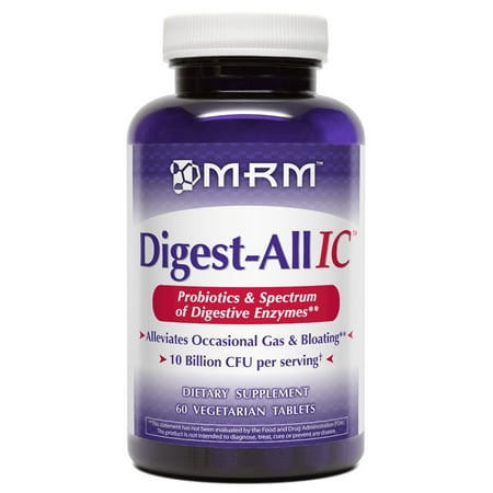 MRM Digest-All IC Probiotic Vegetarian Tablets, 60 Ct