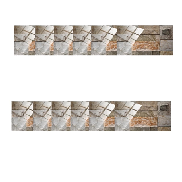 TIMIFIS Dish Towel Ceramic Paste Wall Paste Brick Grain Crystal Film Ceramic Tile Paste Sticker Home Decor