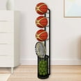 thumbnail image 2 of DOLITY Support de Rangement pour Balles, Organisateur de Sport de Garage Support de Basketball Intérieur Extérieur avec 22cmx35cmx140cm, 2 of 5