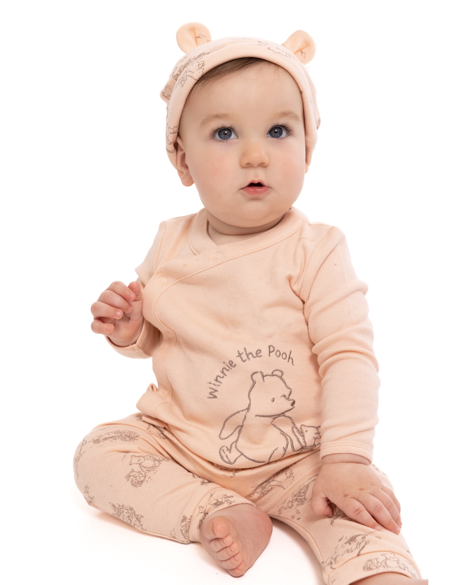 Disney Baby Wishes + Dreams Winnie the Pooh Take Me Home Set, 3-Piece, Sizes Preemie 6/9M