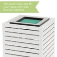 thumbnail image 4 of Mindful Design - Candle and Fragrance Wax Warmer - Modern Cut White, 4 of 6