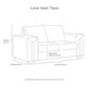thumbnail image 3 of Sofá Love Seat Dicasa Taos 2 Plazas Beige Claro para Sala, 3 of 8