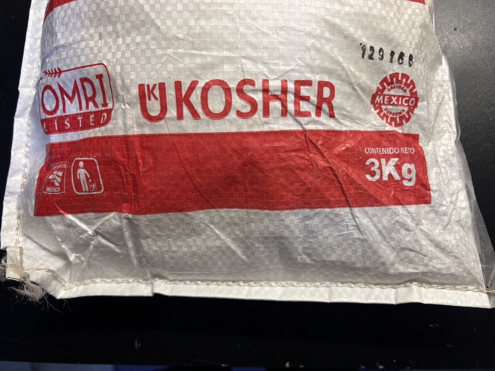 Colima Sea Salt Coarse Sal Marina Gruesa de Mar Kosher 105 0z (3kg)