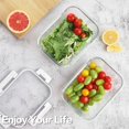 thumbnail image 2 of 10 Pack Glass Meal Prep Containers with Locking Lids, Glass Food Storage Containers Set, Airtight Lunch Boxes, BPA-Free & Leak Proof, 36oz & 14oz, Freezer, Oven Safe-White, 2 of 7