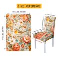 thumbnail image 6 of TSOVTHRID Bird Peony Rose Flower Print 7 Pcs Table Cloth with Chair Covers Set Easy-Clean Elastic Rectangle Tablecloth with Seat Slipcover Set for Home Restaurant Hotel Decor, 6 of 6
