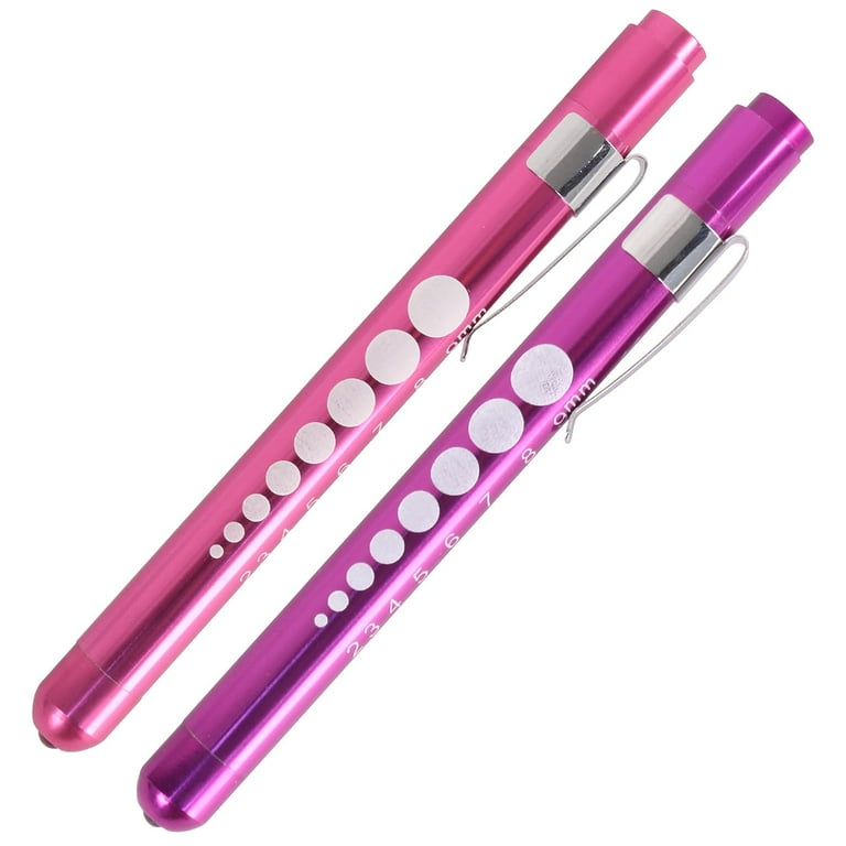 Ever Ready First Aid LED Medical Pen Light Pink Purple with Metal