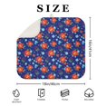 thumbnail image 4 of Pioneer Flower Floral Print Pattern Kitchen Dish Drying Mat 1 Pack, Ultra Absorbent Microfiber Drainer Mat, 16"x18", 4 of 6