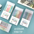 thumbnail image 4 of Amdohai 10 Color Pens Set Writing Pens 0.4mm Tip Fineliner Fast-dry for Journaling Writing Detail, 4 of 8