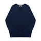 thumbnail image 1 of Suéter tipo jersey de cuello en V de punto para estudiantes, estilo universitario, para hombres y mujeres, JK, 1 of 6