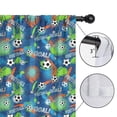 thumbnail image 4 of Blackout Kids Curtains,Football and Splash Blue Pattern Children's Insulated Curtains Set Of 2,Bedroom Essentials,Toddler Room Decor 52"x63", 4 of 4