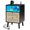 Black, variant on Afuhokles Rattan Nightstand with Charging Station, USB Ports, LED Night Stand for Bedroom, Bedside Table with 2 Hand Made Rattan Decorated Drawers, Natural