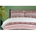 thumbnail image 4 of Ambesonne Zambia Duvet Cover Sets, Antique Traditional Boho, 2-King, Dried Rose Yellow, 4 of 7
