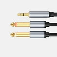thumbnail image 4 of CIYISON 6.5mm to 3.5mm Audio Cable Splitter Stereo Sound Cord for Laptop, Mixer and Speaker, 4 of 15