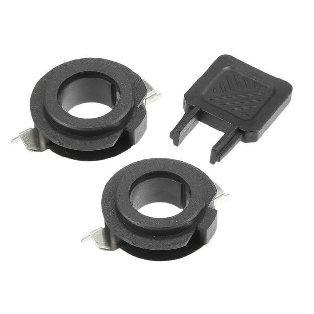 Unique Bargains 1 Set Car H7 LED Headlight Adapter Bases W/ Key Replacement for BMW X5 2015