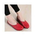 thumbnail image 5 of SIMANLAN Womens Loafer Mules Leather Casual Flats Summer Slip On Moccasins, 5 of 5