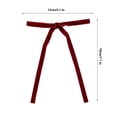 thumbnail image 4 of HBBKVI 12 Count Red Velvet Christmas Bows Set for Tree Wreath Garland, Gift Wrapping Decorations, 4 of 5