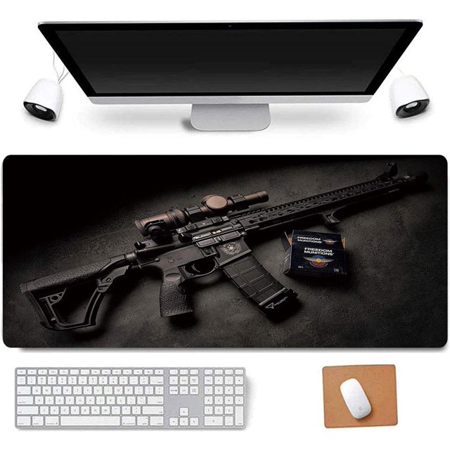 .x BAT Shadow Rubber Stitched Edges Extended Large Gaming Mouse Pad Office Keyboard Mouse Mat