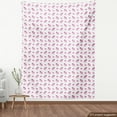 thumbnail image 3 of Love Upholstery Fabric by the Yard, Pink Hearts and Pony Horse Girls Design Toy Animal Cartoon, Decorative Fabric for DIY and Home Accents, Hot Pink White by Ambesonne, 3 of 4