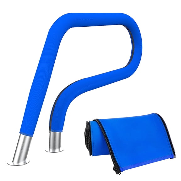 Pool Railing Covers - 6ft Zippered Neoprene Swimming Pool Handrail Covers, Slip Resistant Grip for Inground Pool Ladder Handles