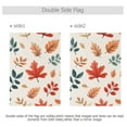 thumbnail image 4 of Yayeee Garden Flag 12" x 18" Double Sided Outdoor Yard Lawn Holiday Decorations, Hand Drawn Autumn Leaves, 4 of 6