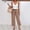 *Brown, variant on Womens Linen Blend Drawstring Pants ,Baggy Cropped Pants with Front Patch Pockets Pink,Womens Plus XXL