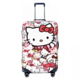thumbnail image 1 of Custom Hello Kitty Luggage Cover Fashion Suitcase Protector Covers Suit For 18-32 inch, 1 of 1