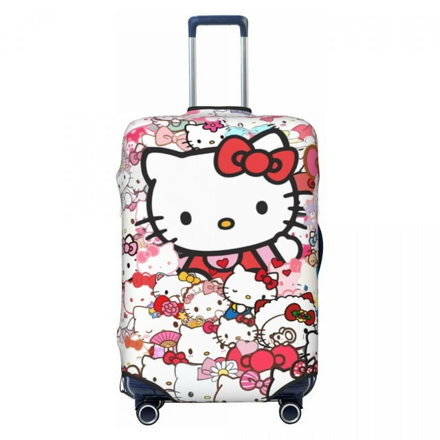Housse de Valise Personnalisée Hello Kitty Sanrio, Anti-Poussière, Housses de Protection pour Bagages de 18 à 32 Pouces
