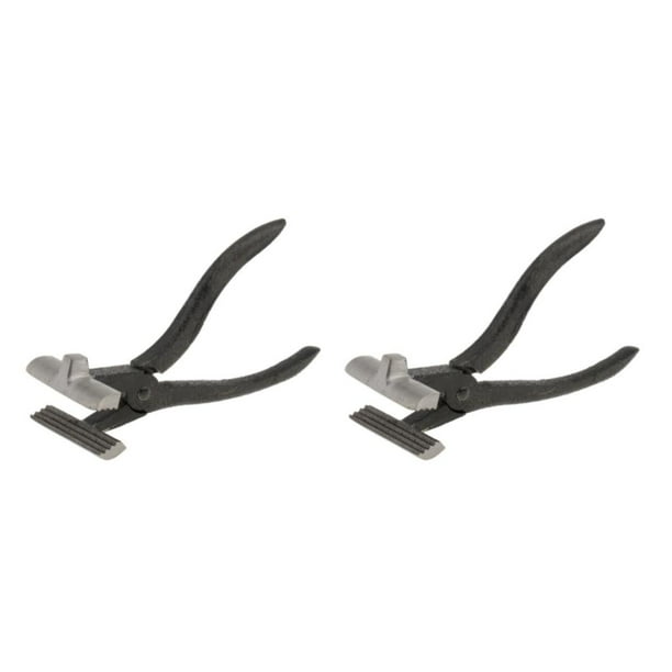 Injueey Alicates de lona de metal profesional de 8 cm de ancho para estirar la pintura al óleo de la abrazadera 2piezas 8 cm