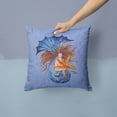 thumbnail image 2 of Carolines Treasures 8337PW1414 Mermaid Decorative Canvas Fabric Pillow, 14Hx14W, multicolor, 2 of 4