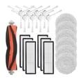 thumbnail image 1 of 21pcs Replacement Spare Parts Main Side Brush Hepa Filter Mop Cloth, 1 of 5