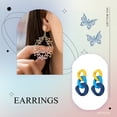 thumbnail image 4 of Sonducket 2 piezas pendiente de niña joyería de oreja de moda geometría círculo Irregular pendientes de gota colgantes vestido de fiesta Ropa, zapatos y accesorios Miscelánea tipo 7, 4 of 6