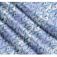 thumbnail image 3 of Soimoi Purple Cotton Voile Fabric Whale Ocean Printed Fabric 1 Yard 56 Inch Wide, 3 of 7