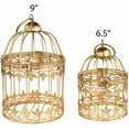 thumbnail image 4 of Metal Bird Cage Centerpiece, 2-Piece (17" & 13" Height, White), 4 of 4