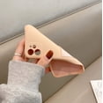 thumbnail image 6 of Color Wallet Phone Case Compatible with iPhone 12 Pro Max, Simple Design, Handmade Purse Protective Business Case Hard Back Covers (Pink-White, iPhone 12 Pro Max), 6 of 11