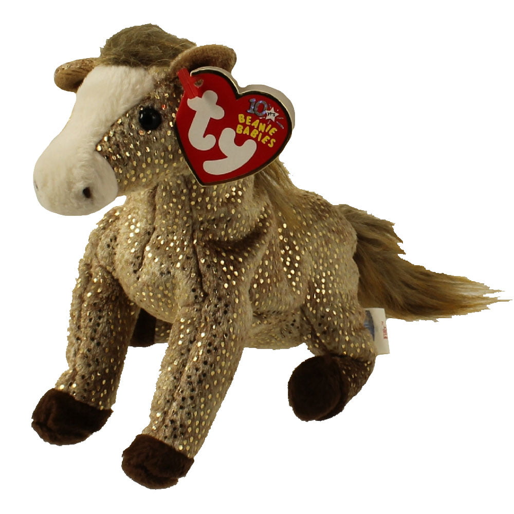 TY Boo Plush Teddy Ty Beanie Boos 6 inch New Soft Toy Starr White Pony 