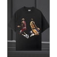 thumbnail image 1 of Men'S Casual Hip-Hop Boxing Pattern T-Shirt, Short Sleeves, Round Neck; Machine Washable - a Perfect Gift for All Seasons, Summer, a Gift., 1 of 5