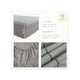 thumbnail image 4 of Juego de Sábanas Matrimonial 2800 Hilos Extra Suave Premium Textura Rayada Soft Nature, 4 of 5