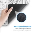 thumbnail image 6 of Topographic Map Large Gaming Mouse Pad with Stitched Edges, Precision Control, Non-Slip Durable Rubber Base, 31.5x11.8 inch, 1lb, 3mm   XL Waterproof  Mousepad for Keyboard Pad and Desk Pad,home, 6 of 7
