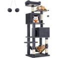thumbnail image 1 of Árbol para Gatos de 155 cm – Torre de 5 Niveles con Sisal, Felpa Suave y Cueva – Para Gatitos y Gatos, 1 of 9