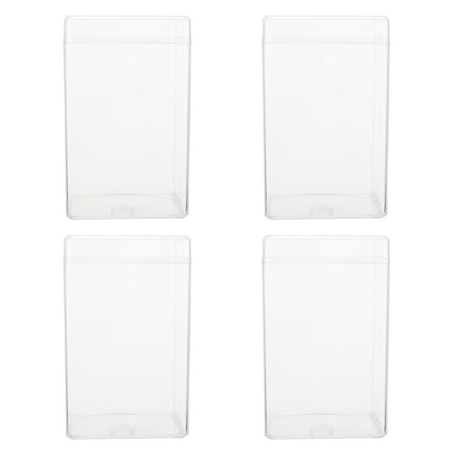 GOOHOCHY Vitrina de acrílico transparente de 4 piezas para figuras de acción coleccionables.