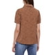 thumbnail image 3 of INSPIRAR CHIC Blusa de Chifón con Cuello Peter Pan y Lazo de Manga Corta con Estampado Retro S Marrón Claro-Puntos, 3 of 6