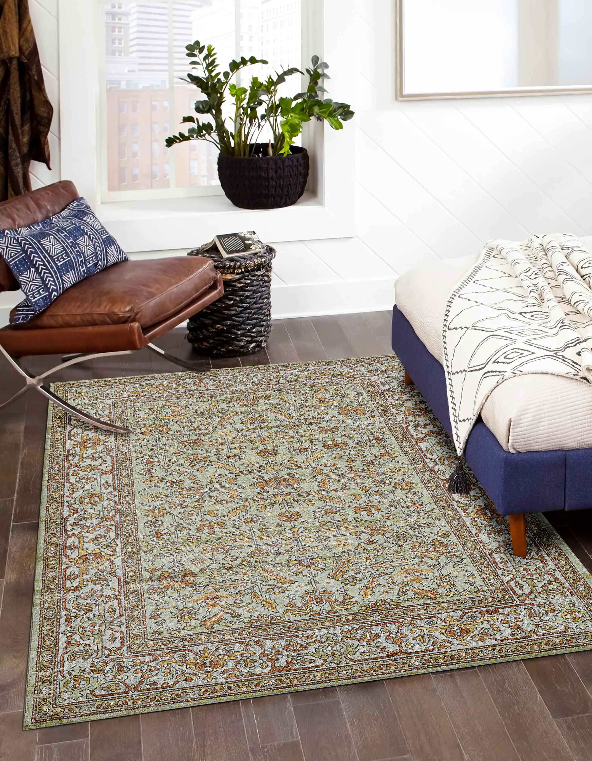 ECARPET Hailey Traditional Area Rug for Living Room, Bedroom, Dining Entrance, Hallway and More.